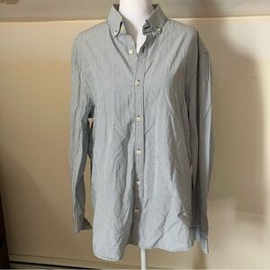 Men’s Original Penguin Heritage Slim Fit Striped Button Down Dress Shirt Large